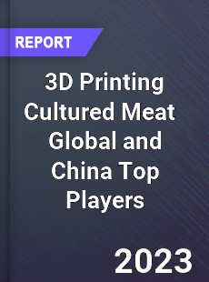 3D Printing Cultured Meat Global and China Top Players Market