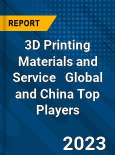 3D Printing Materials and Service Global and China Top Players Market