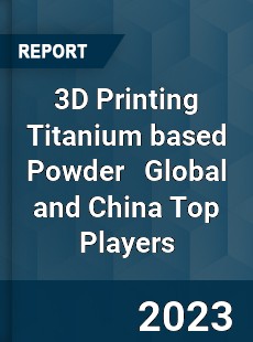 3D Printing Titanium based Powder Global and China Top Players Market