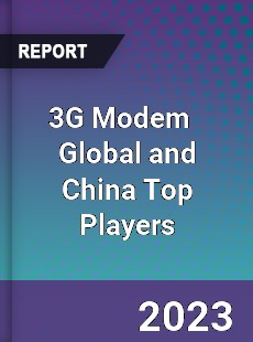 3G Modem Global and China Top Players Market