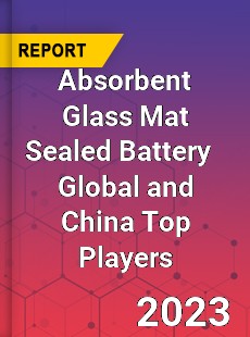 Absorbent Glass Mat Sealed Battery Global and China Top Players Market
