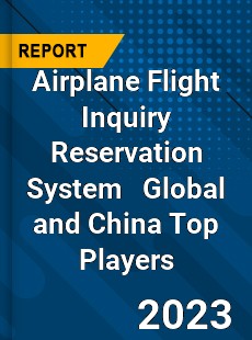 Airplane Flight Inquiry Reservation System Global and China Top Players Market