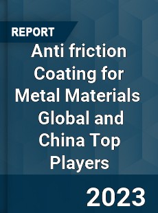 Anti friction Coating for Metal Materials Global and China Top Players Market