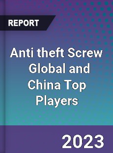 Anti theft Screw Global and China Top Players Market