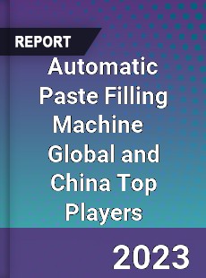 Automatic Paste Filling Machine Global and China Top Players Market