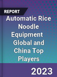 Automatic Rice Noodle Equipment Global and China Top Players Market