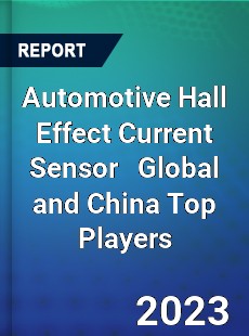 Automotive Hall Effect Current Sensor Global and China Top Players Market