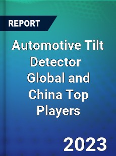 Automotive Tilt Detector Global and China Top Players Market