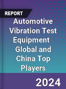 Automotive Vibration Test Equipment Global and China Top Players Market