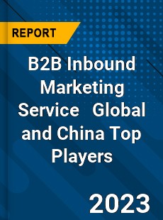 B2B Inbound Marketing Service Global and China Top Players