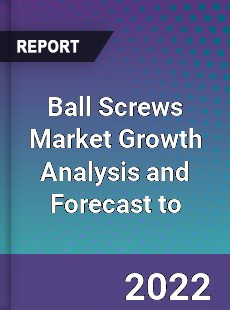 Ball Screws Market Growth Analysis and Forecast to