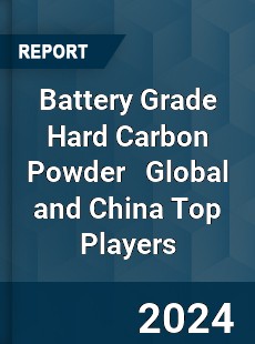 Battery Grade Hard Carbon Powder Global and China Top Players Market