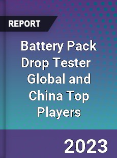 Battery Pack Drop Tester Global and China Top Players Market