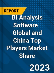 BI Analysis Software Global and China Top Players Market Share