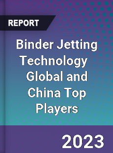 Binder Jetting Technology Global and China Top Players Market