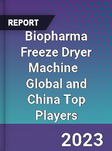 Biopharma Freeze Dryer Machine Global and China Top Players Market