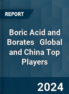 Boric Acid and Borates Global and China Top Players Market