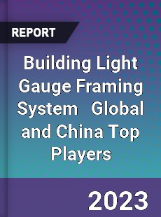 Building Light Gauge Framing System Global and China Top Players Market