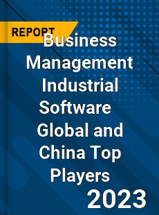 Business Management Industrial Software Global and China Top Players Market