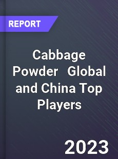 Cabbage Powder Global and China Top Players Market