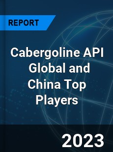 Cabergoline API Global and China Top Players Market