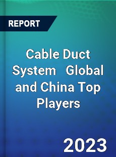 Cable Duct System Global and China Top Players Market