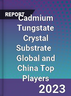 Cadmium Tungstate Crystal Substrate Global and China Top Players Market