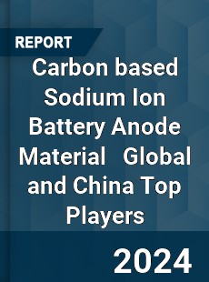 Carbon based Sodium Ion Battery Anode Material Global and China Top Players Market