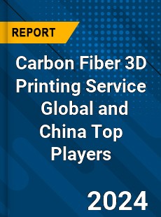 Carbon Fiber 3D Printing Service Global and China Top Players Market