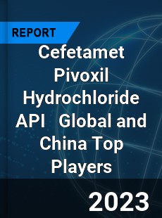 Cefetamet Pivoxil Hydrochloride API Global and China Top Players Market