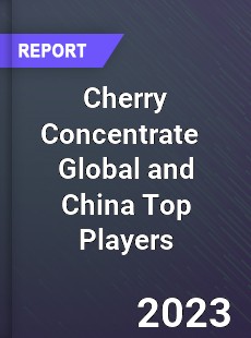 Cherry Concentrate Global and China Top Players Market