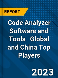 Code Analyzer Software and Tools Global and China Top Players Market