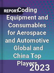 Coding Equipment and Consumables for Aerospace and Automotive Global and China Top Players Market