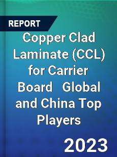 Copper Clad Laminate for Carrier Board Global and China Top Players Market