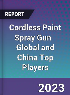 Cordless Paint Spray Gun Global and China Top Players Market