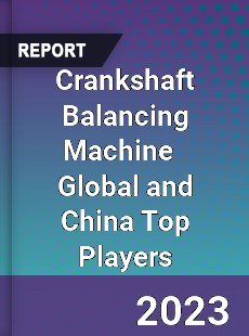 Crankshaft Balancing Machine Global and China Top Players Market