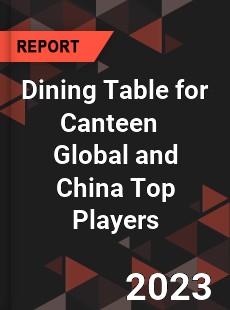 Dining Table for Canteen Global and China Top Players Market