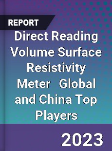 Direct Reading Volume Surface Resistivity Meter Global and China Top Players Market