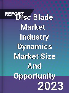 Disc Blade Market Industry Dynamics Market Size And Opportunity