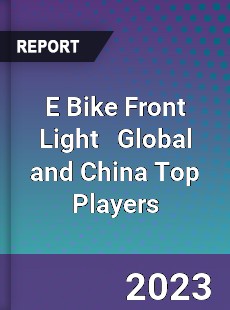 E Bike Front Light Global and China Top Players Market