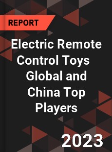 Electric Remote Control Toys Global and China Top Players Market