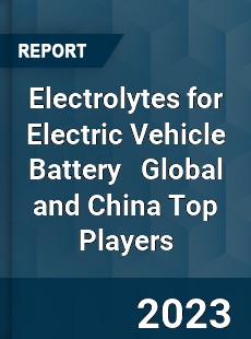 Electrolytes for Electric Vehicle Battery Global and China Top Players Market