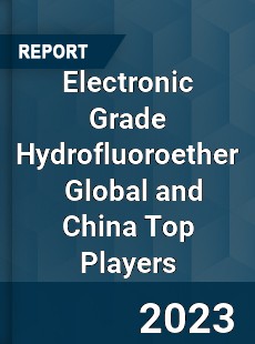 Electronic Grade Hydrofluoroether Global and China Top Players Market