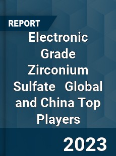 Electronic Grade Zirconium Sulfate Global and China Top Players Market