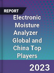 Electronic Moisture Analyzer Global and China Top Players Market