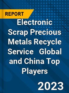 Electronic Scrap Precious Metals Recycle Service Global and China Top Players Market