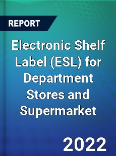 Electronic Shelf Label for Department Stores and Supermarket Market