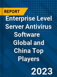 Enterprise Level Server Antivirus Software Global and China Top Players Market