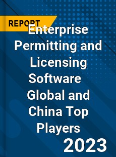 Enterprise Permitting and Licensing Software Global and China Top Players Market