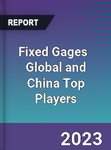 Fixed Gages Global and China Top Players Market